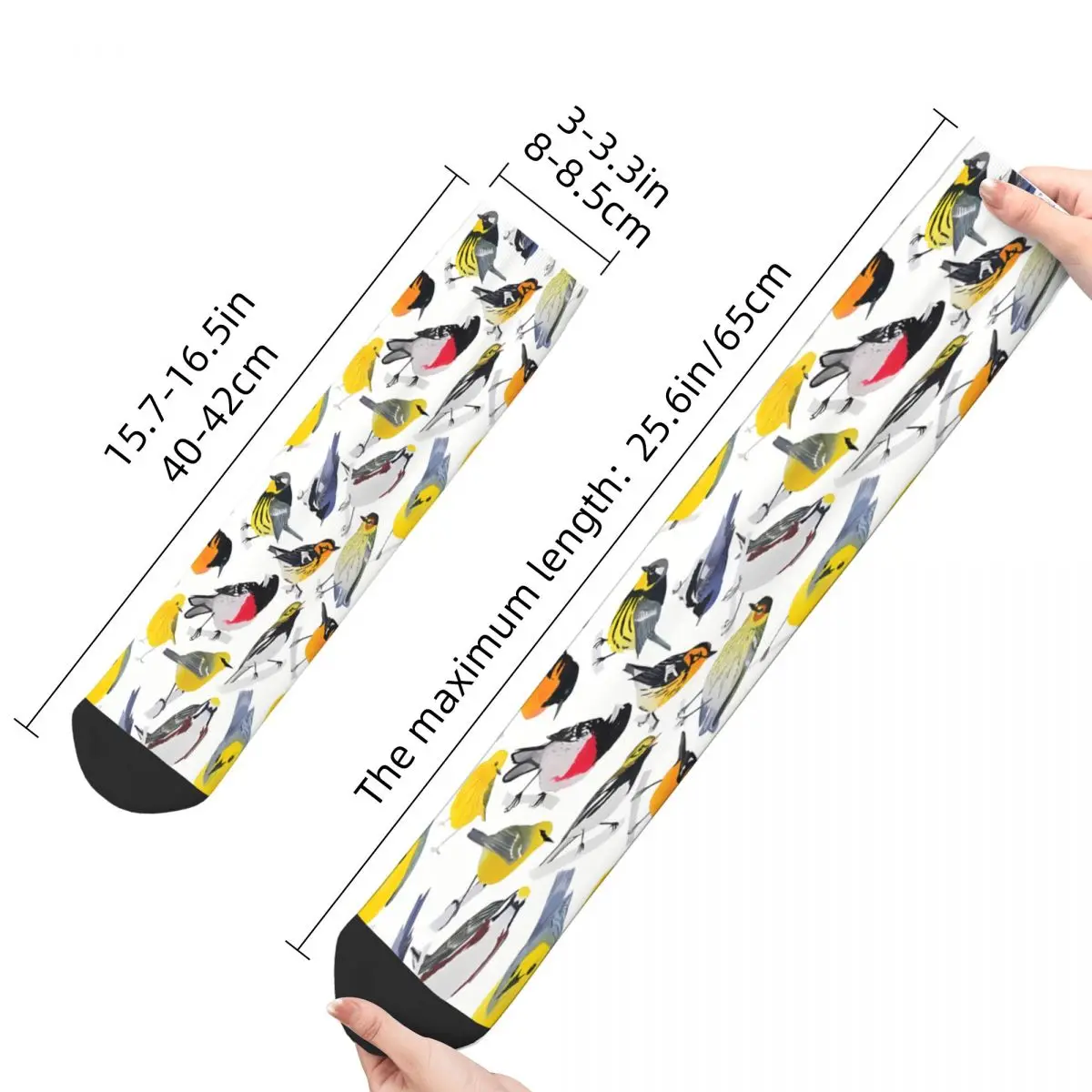 Springtime Birds Socks Male Mens Women Spring Stockings Hip Hop