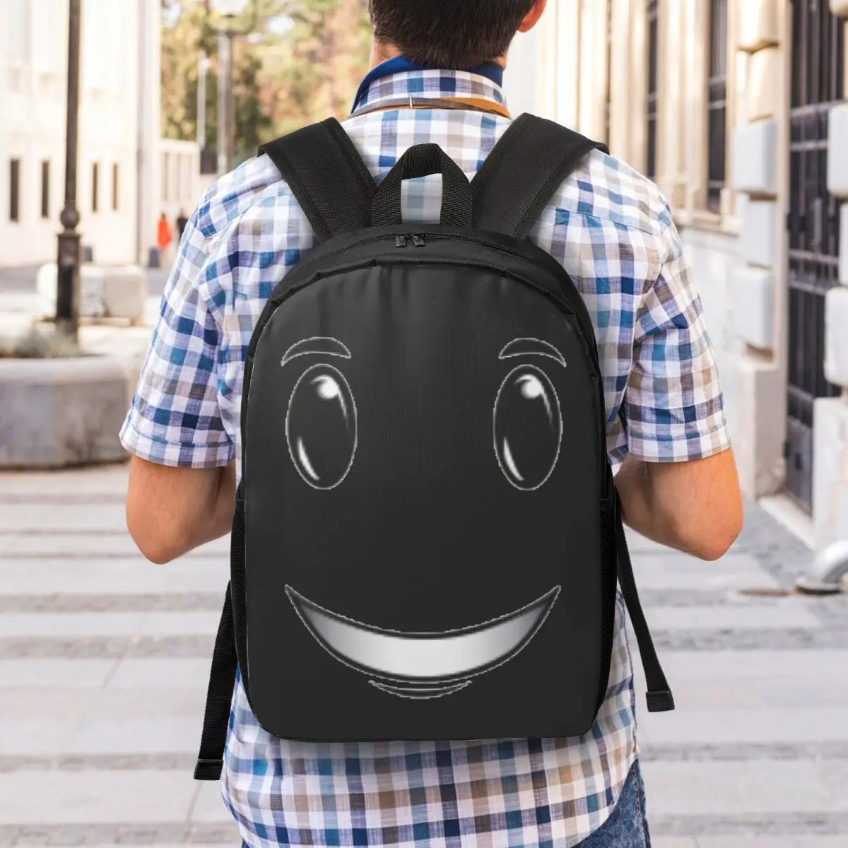 حقائب ظهر Winning Smile Woman للأولاد والبنات حقيبة كتب عصرية للأطفال حقائب مدرسية قابلة للحمل حقيبة كتف للكمبيوتر المحمول #5