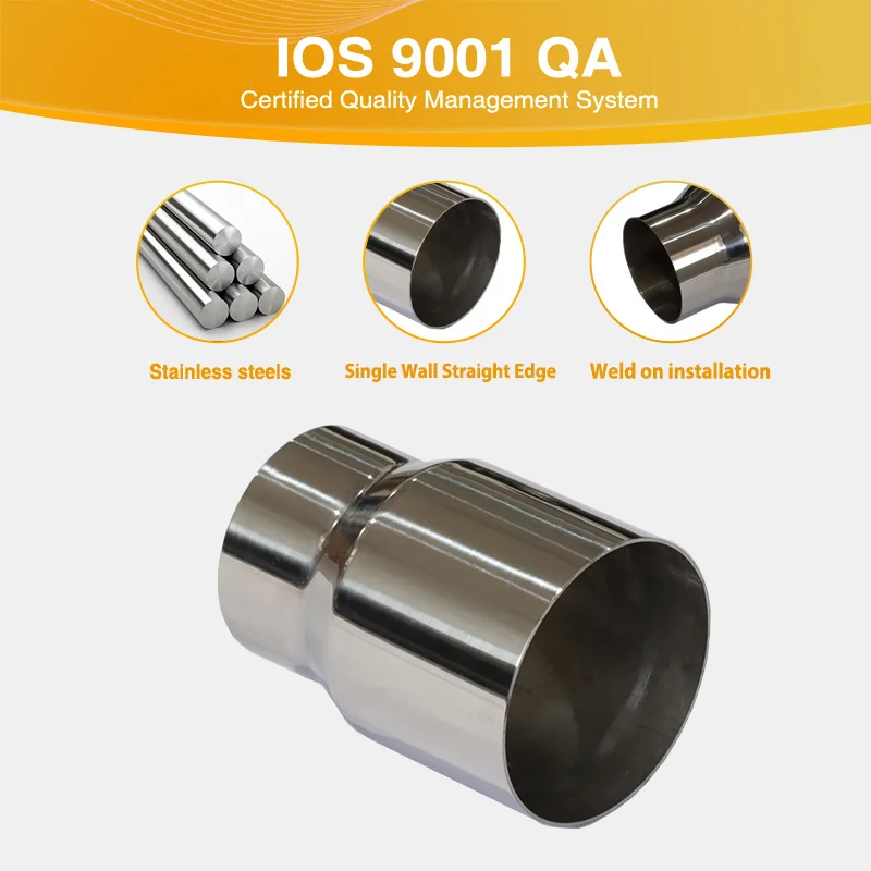 Silenciador de escape cromado de acero inoxidable para coche, embellecedor de cola trasera para la mayoría de los coches, tubo de punta