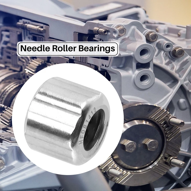 10Pcs Needle Bearing HF081412 Outer One-Way Needle Roller Bearing 8X14x12mm For Manufacturing Industry