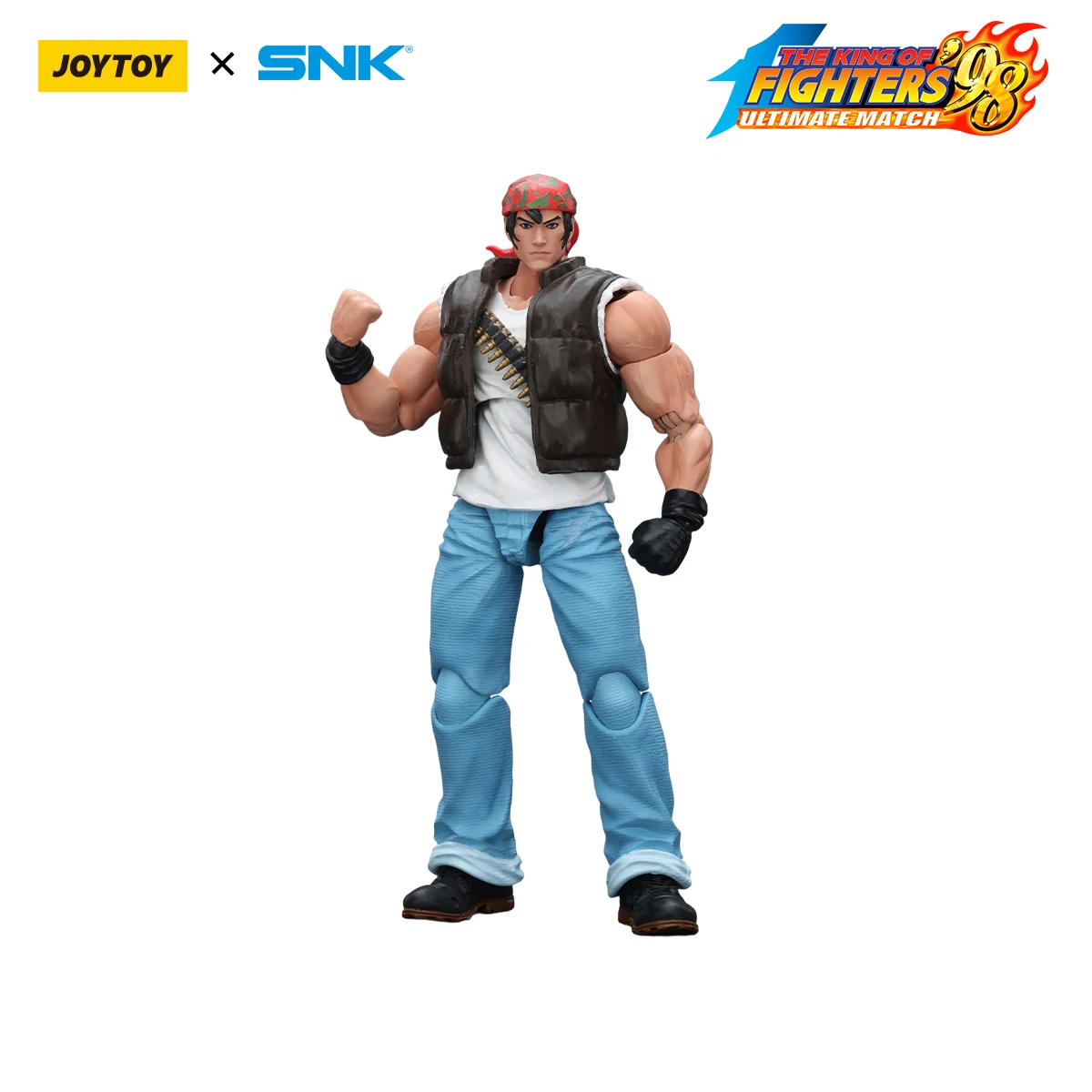 [예약 주문] JOYTOY SNK 1/18 액션 피규어 KOF'98UM Ikari Warriors Team 3PCS 애니메이션 군사 모델