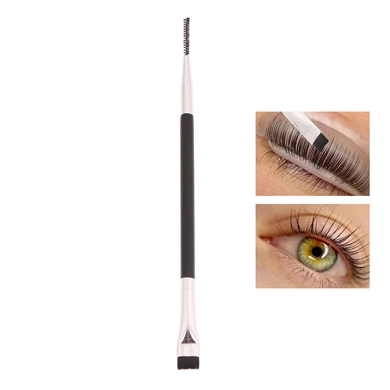 Double Headed Eyelash Perm Lifting Brush Portable Lamination Eyelashes Separating Lash Lift Eyelash Extension Tool Detail Brush