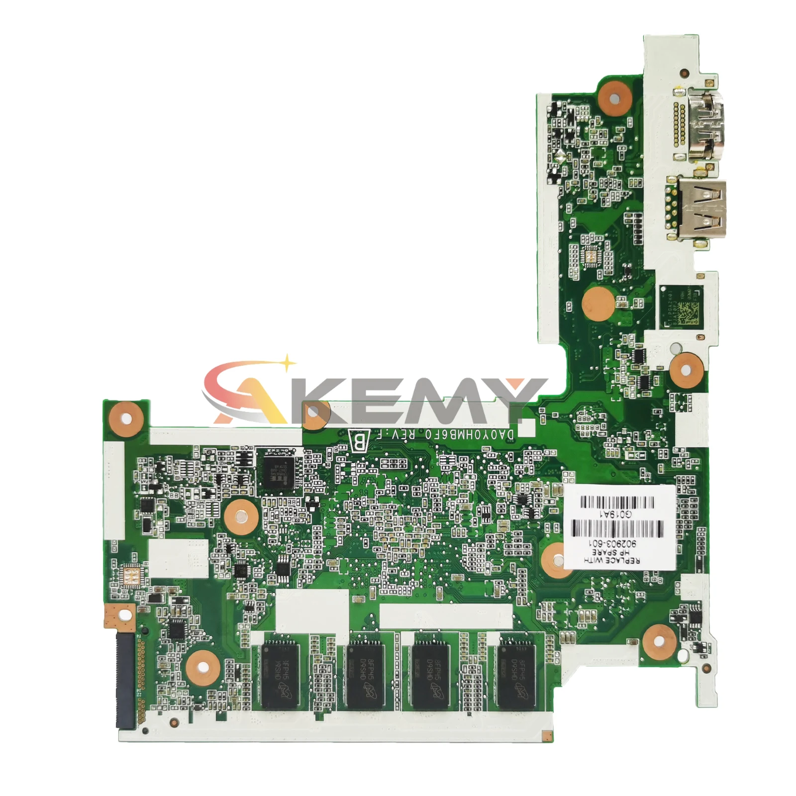 DA0Y0HMB6F0 Laptop-moederbord voor HP Stream 11-Y 11-R 831524 -601 830814 -601 Moederbord CPU N3060 2G/4G-RAM 32G-SSD