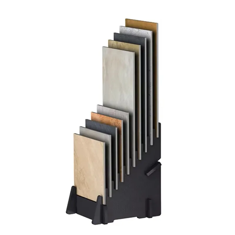 

Wood floor tile laminated parquet display stand Tile stone display stand