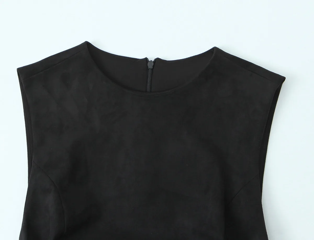 2025 novo outono estilo europeu e americano moda feminina sem mangas sexy quente menina em camadas vestido decorativo