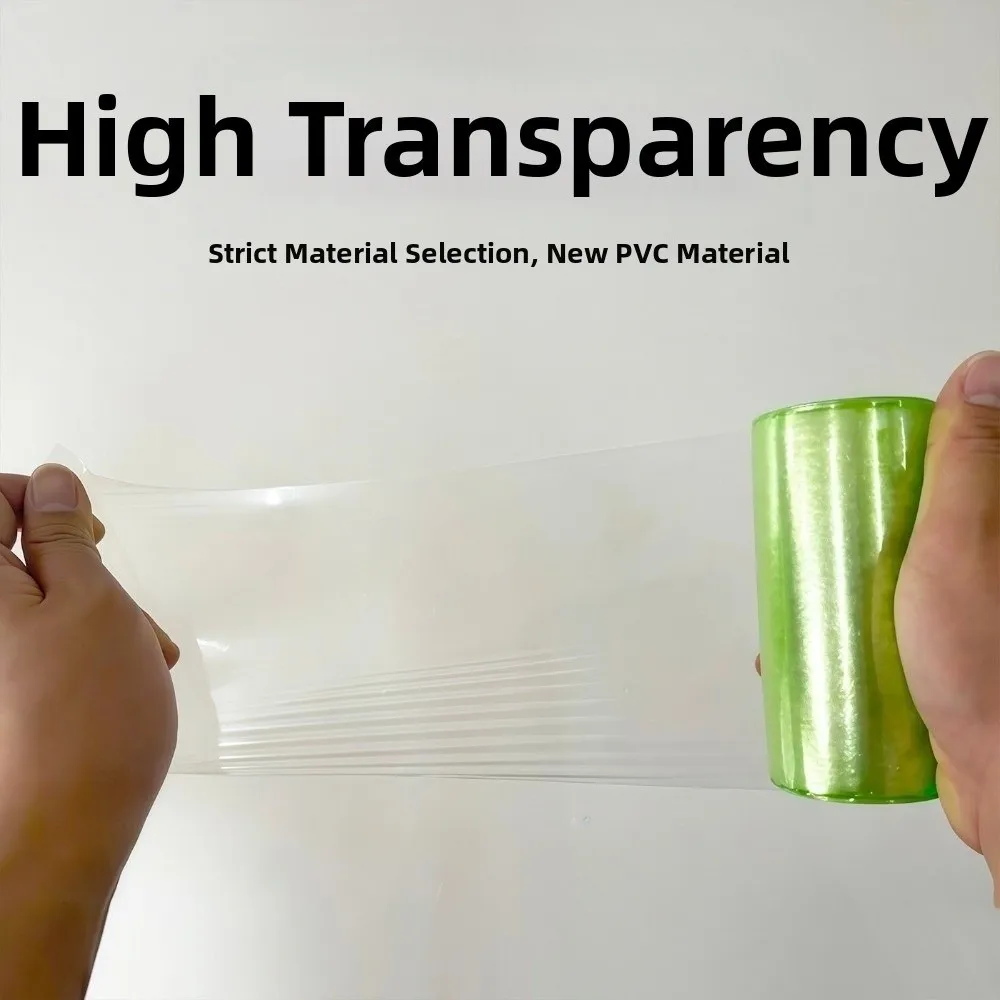 High Clarity Hoop Protective Film Easy Peel & Apply High Tensile Strength PVC Stretch Wrap Film Durable & Tear Resistant