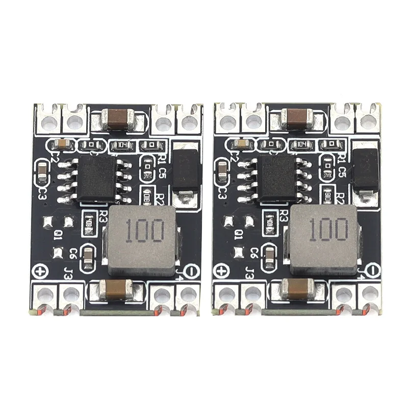 DC-DC Step Down Power Supply Module 3A Voltage Regulator MP1584EN, 24V/12V/9V to 3.3V/5V/9V/12V Adjustable Output Black Board