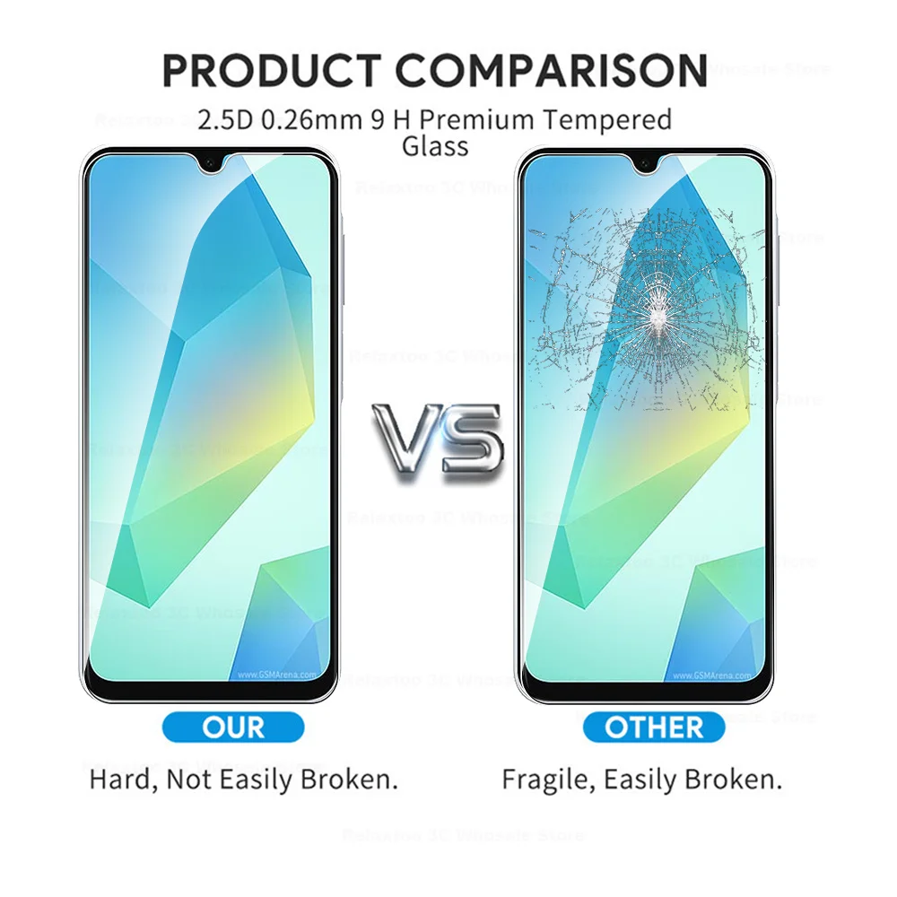 6in1 Samung A16 Camera Protector Glass Case For Samsung Galaxy a16 a 16 16a Tempered Glass Galaxya16 4g 5g 2024 Protective Film