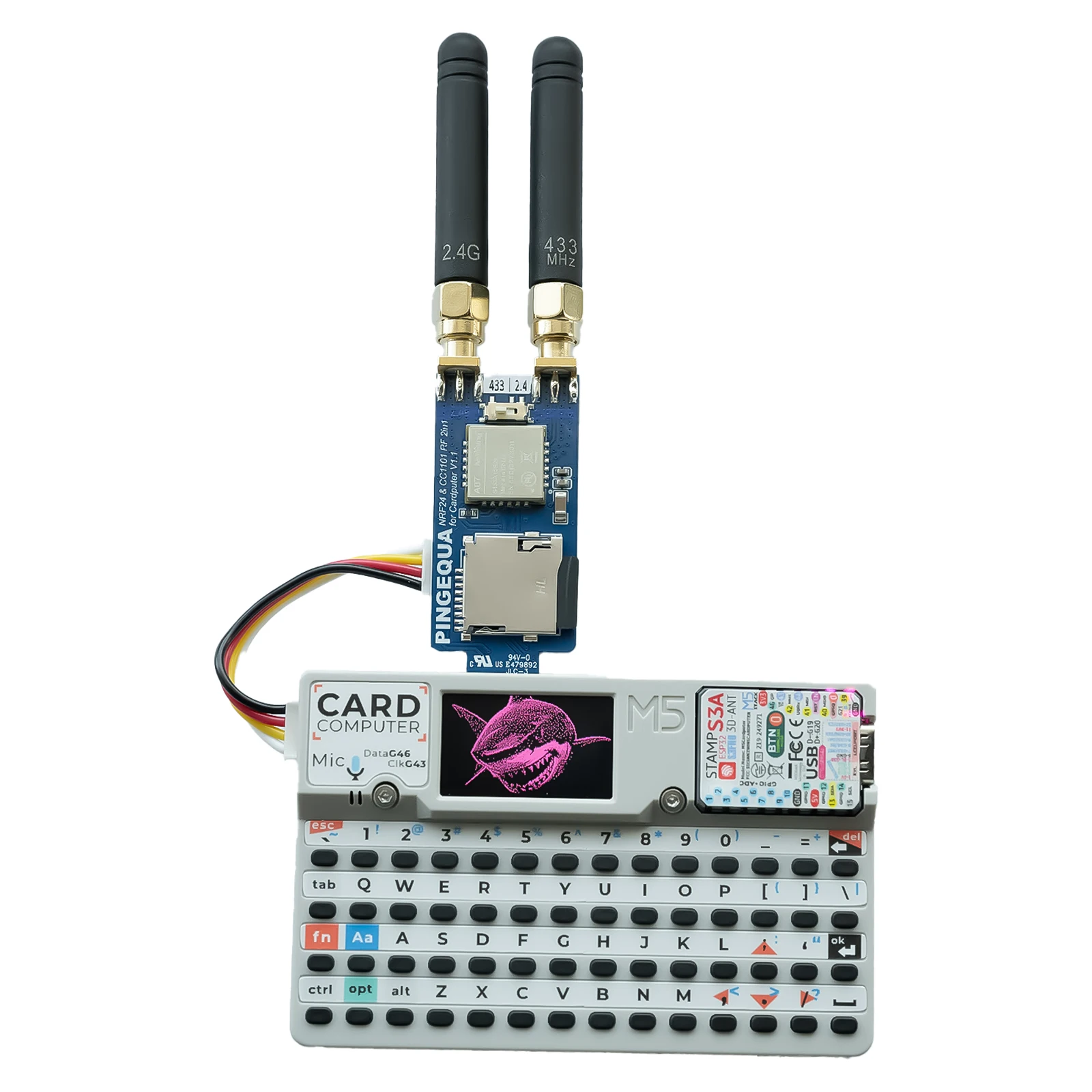 Módulo RF CC1101 de 433MHz para cardputer M5Stack, interfaz Grove Plug-and-Play, Compatible con firmware Bruce