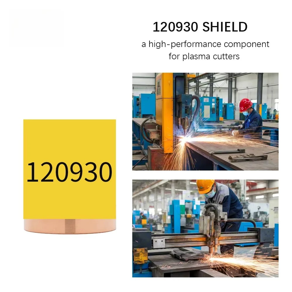 120930 Plasma Cutting Shield Replacement Consumable Welding Tips, Fit for Powermax 1000A 1250A 1650A Plasma Cutting Systems
