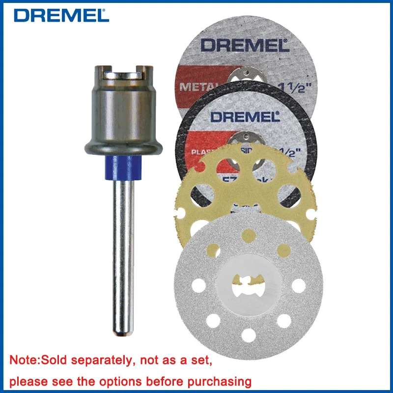 

Dremel EZ lock Accessories EZ544 Wood Cutting Wheel EZ476 Reinforced Cut Wheel EZ545 Diamond Cutting Wheel Rotary Tool Accessory