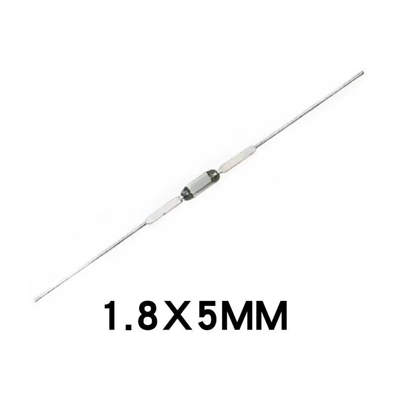 10pcs RI-80/70 1.8x5mm Normally Open Ultra-Miniature Reed Switch Magnetic Control Switch 1.8x7mm/1.8x10mm