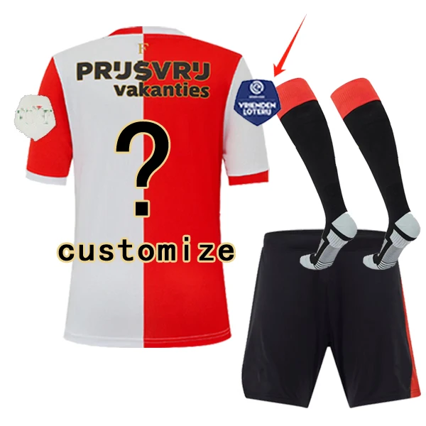Nieuwe Feyenoordes op maat bedrukte 25 26 kleding voor volwassenen en kinderen Nieuwe ok2025 26 Feyenoordes shirts voor volwassenen