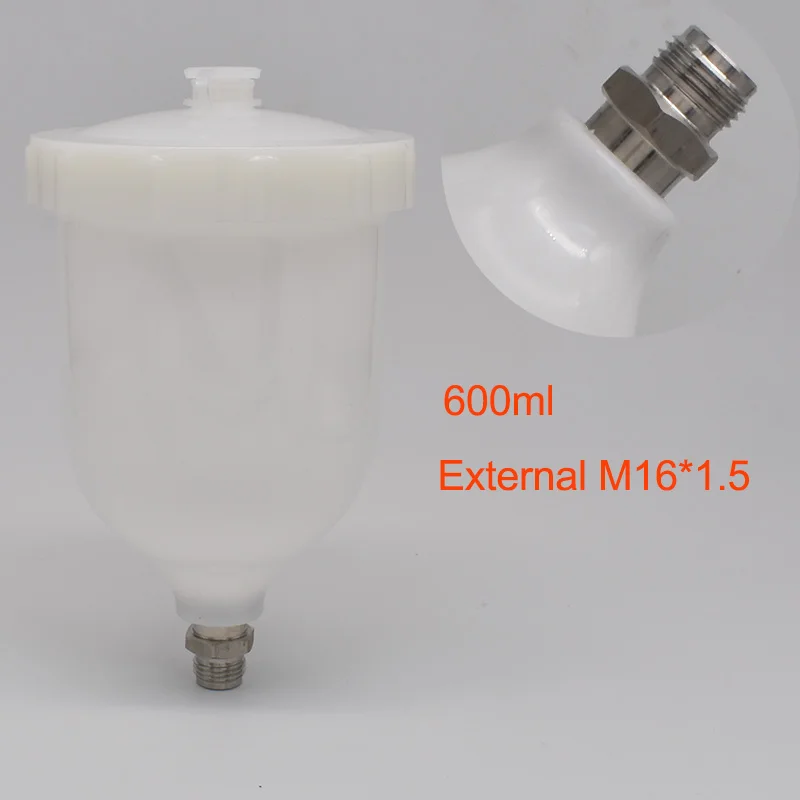 Spray Paint Cup Spray Gun Tank 250ml 400ml 600ml Paint Spray Gun Cup Air Gravity Paint Pot Replacement Cup for Air Sprayer Guns