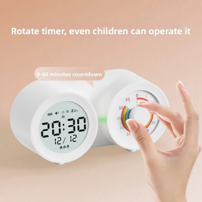 مؤقت بصري عبر الحدود مدير وقت الطالب العد التنازلي للأطفال توقيت شاشة مزدوجة الانضباط الذاتي قطعة أثرية على مدار الساعة #1