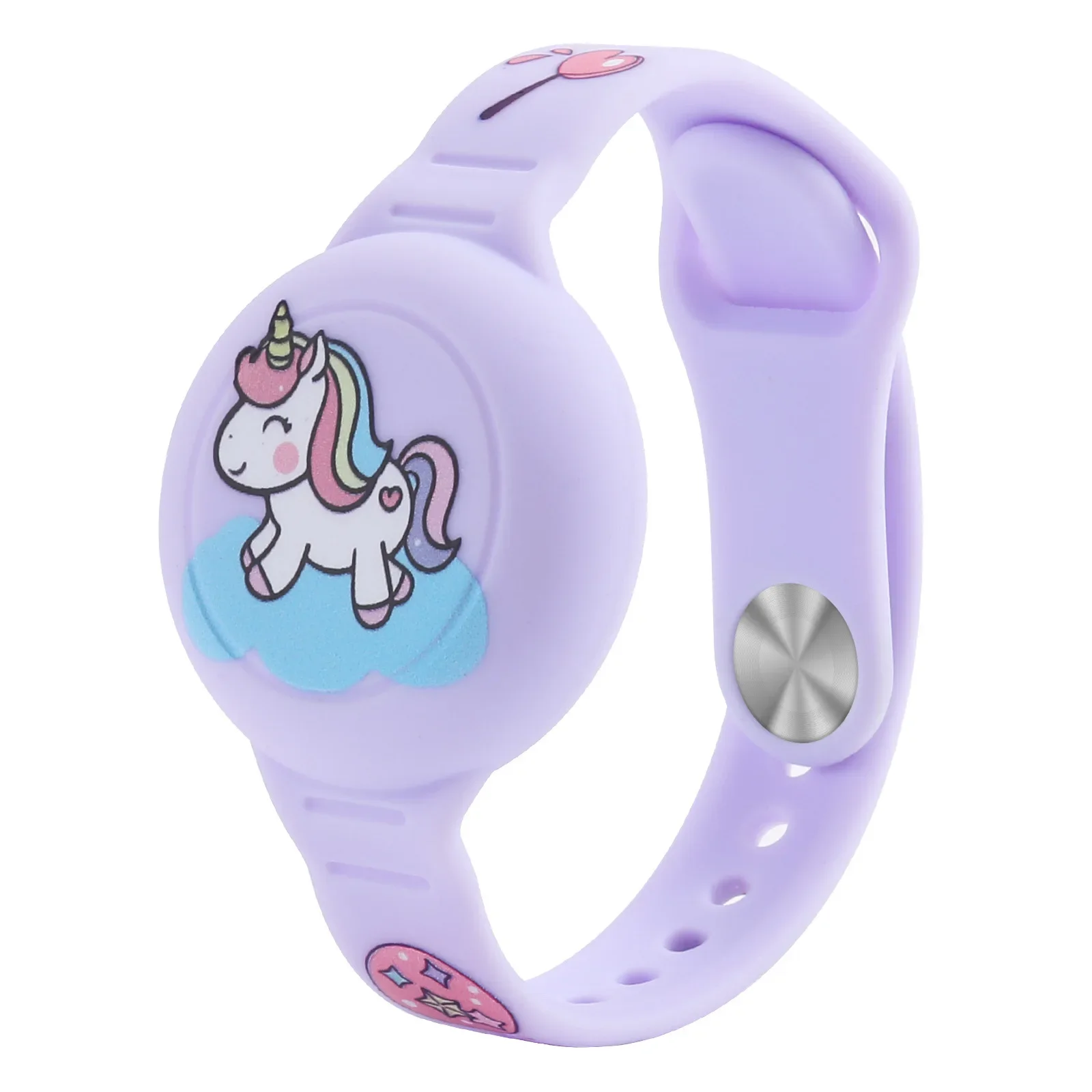 Wasserdichtes Silikon-Armband-Schutzgehäuse für Apple AirTag Tracker, Anti-Verlust-Schutzhülle, Kinder-AirTag-Tracker-Ortungsgerät-Armband – Detail 7