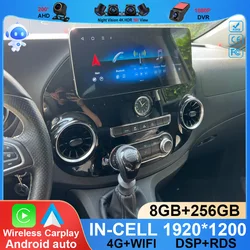 Car Android For Mercedes Vito W447 2014-2022 13 Inch Radio Stereo Multimedia Player 5G wifi GPS Navigation 1920*1200 7862 CPU BT
