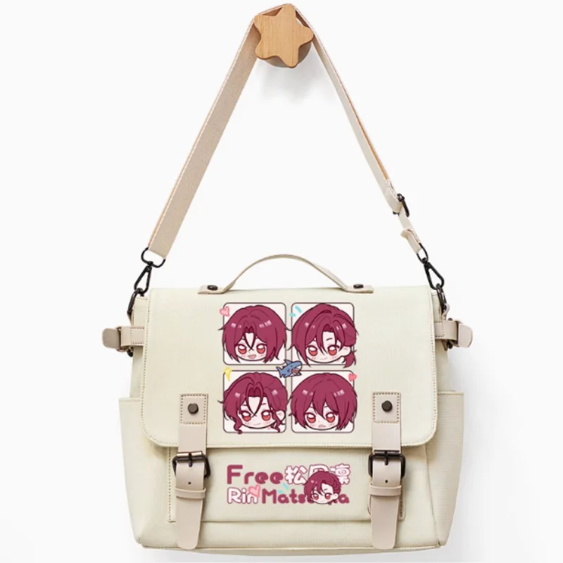 Anime Rin Matsuoka High☆Speed!  Bag Unsix Fashion Casual Teenagers Crossbody Student Messenger Handbag B1883