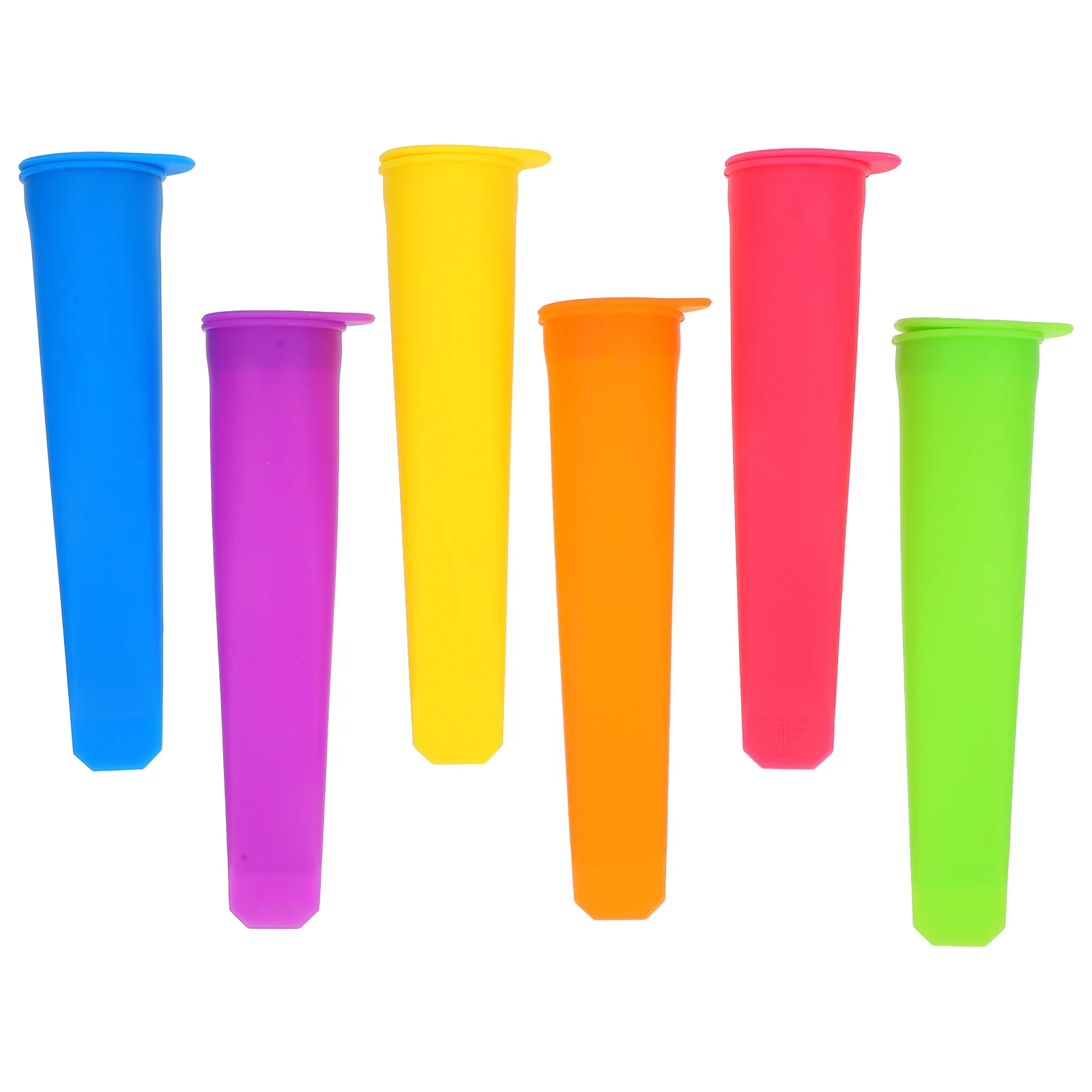 

6Pcs Silicone Mold Nonstick DIY Ice Cream Molds Summer Treats Maker Multiuse Kitchen Tool Silicone Mold