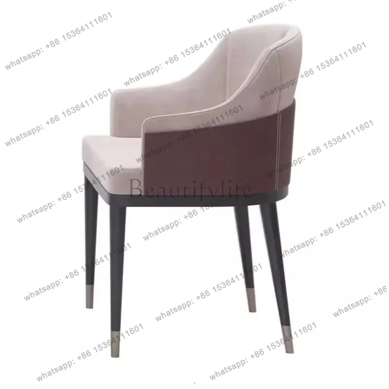 

Dining Chairs Trendy Metal Legs Comfortable Ergonomic Chair Velvet Gray Chaise Salle A Manger Home Furnitures