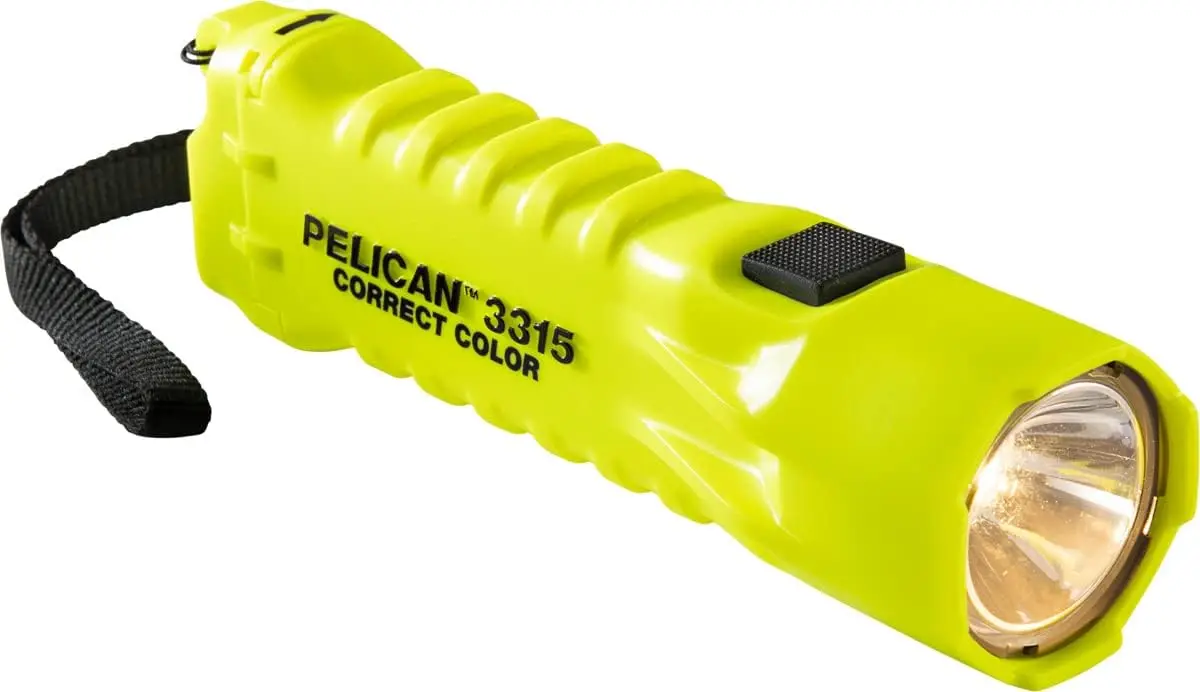 

3315CC (Correct Color) LED Flashlight - IP67 Waterproof (Yellow)