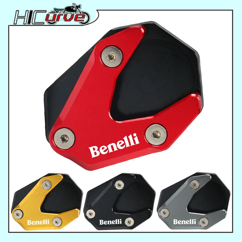 For Benelli TNT600i TNT 600i 2020-2022 2021 Motorcycle CNC Kickstand Foot Side Stand Extension Pad Support Plate Enlarge