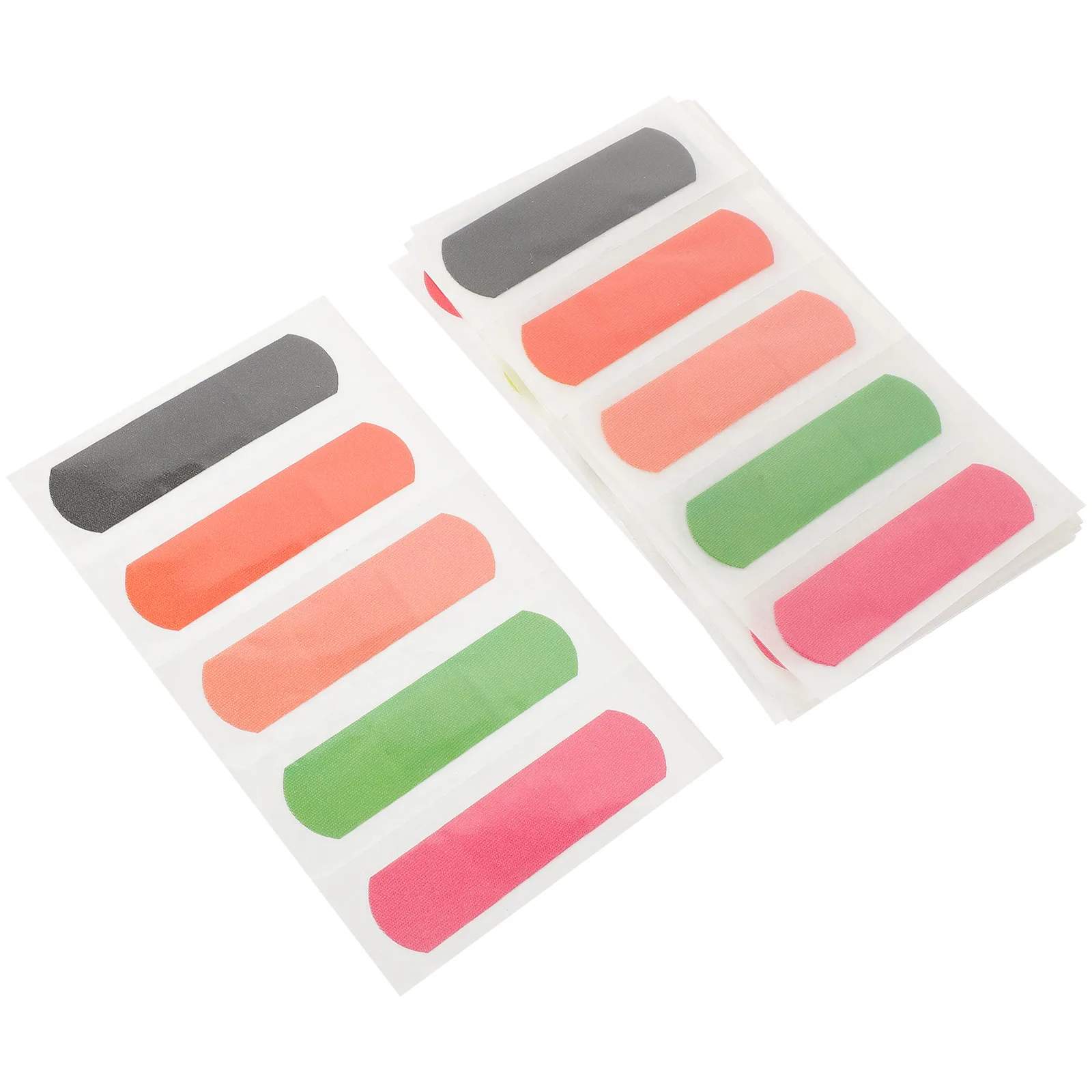 

50pcs Colored Wound Bandages Macaron Color Disposable Hemostatic Patches Breathable Stretchy Finger Protectors for Small
