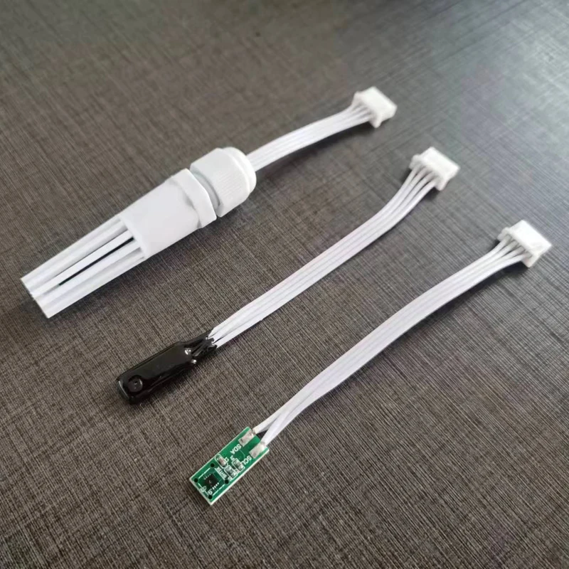 1pcs SHT20 SHT30 temperature and humidity sensor 10CM flat wire SHT31 SHT35 probe module air detection I2C IIC