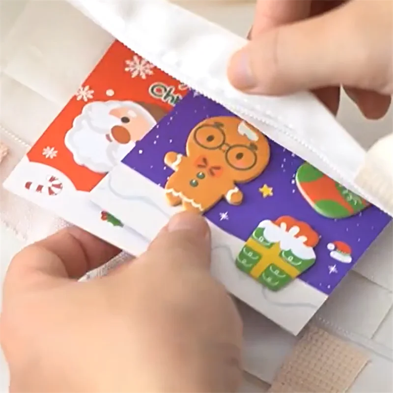 2PCS DIY Can Stick on Paper Ins Shaped Christmas Themed Cartoon Style Sticky Notes Cute N times Message Stickers