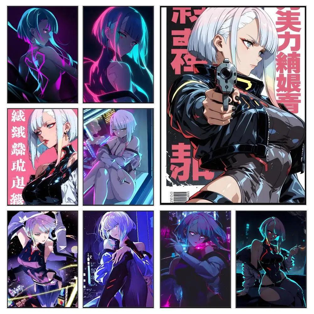 Sci-Fi Concept C-cyberpunk Poster Trendy Aesthetic Wall Decor for Dorm & Bedroom