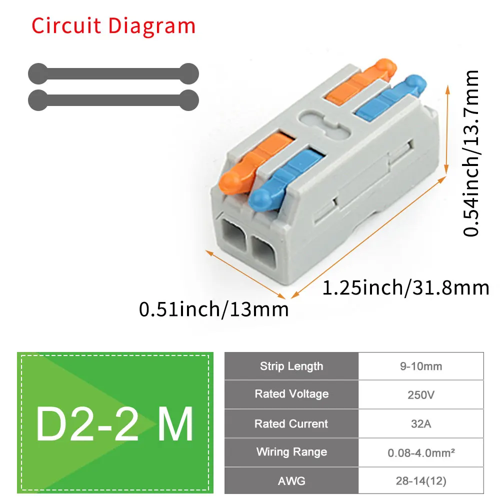 10/50 PCS Mini Snelle Bedrading Connectors Universele Compacte Hendel Crimp Splitter Elektrische Geleiders Push-in Thuis Klemmenblok