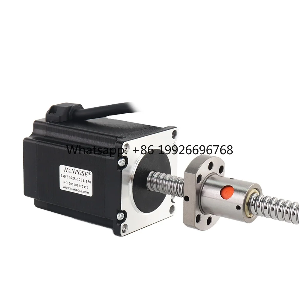 2 Phase 57 Stepper Motor 1.8 Degree 23HS7628-SFU1204 2.8A 189N.cm 300mmFor 3D Printer Monitor Ball Screw Motor NEMA23