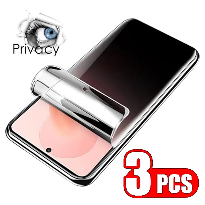 3Pcs Anti-Spy Film for Samsung M35 M 35 HD Screen Protector For Samsung Galaxy M55 M15 Privacy Hydrogel