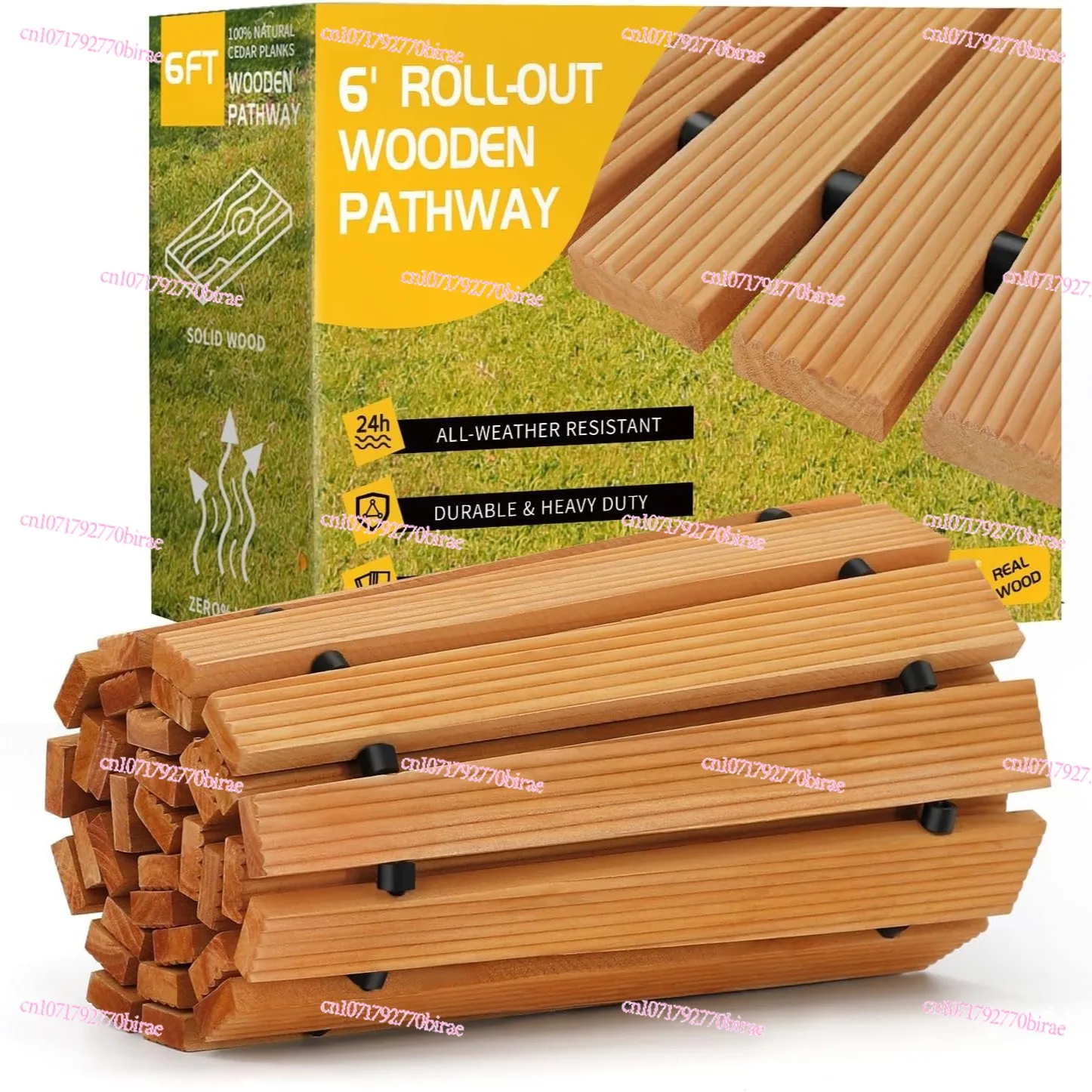 

Garden Path Floor Party Walkway Solid Wood Outdoor