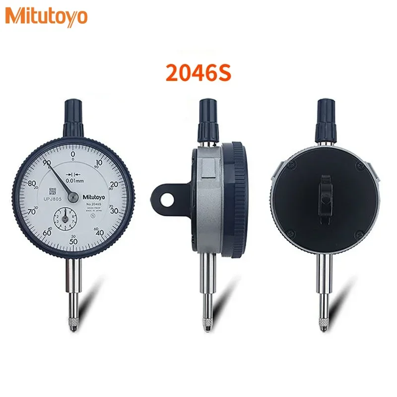 

Mitutoyo 2046S Dial Gauge 0-10mm Meter Precise 0.01mm Resolution Indicator Mesure Instrument Dial Indicator
