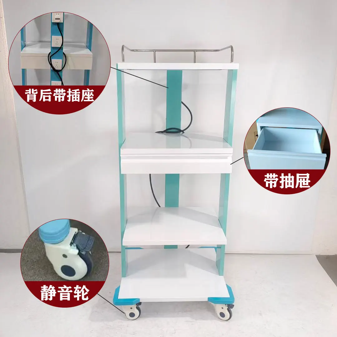 Hochwertiges dreischichtiges Instrument, fünfschichtige Endoskopwagen-Metallhalterung