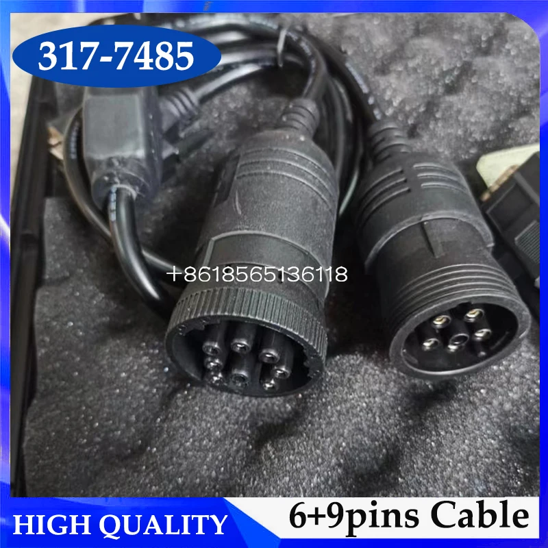 Good Quality ET3 Adapter Cable Harness ET Wire Harness 6+9Pins Cable for Machine  317-7485