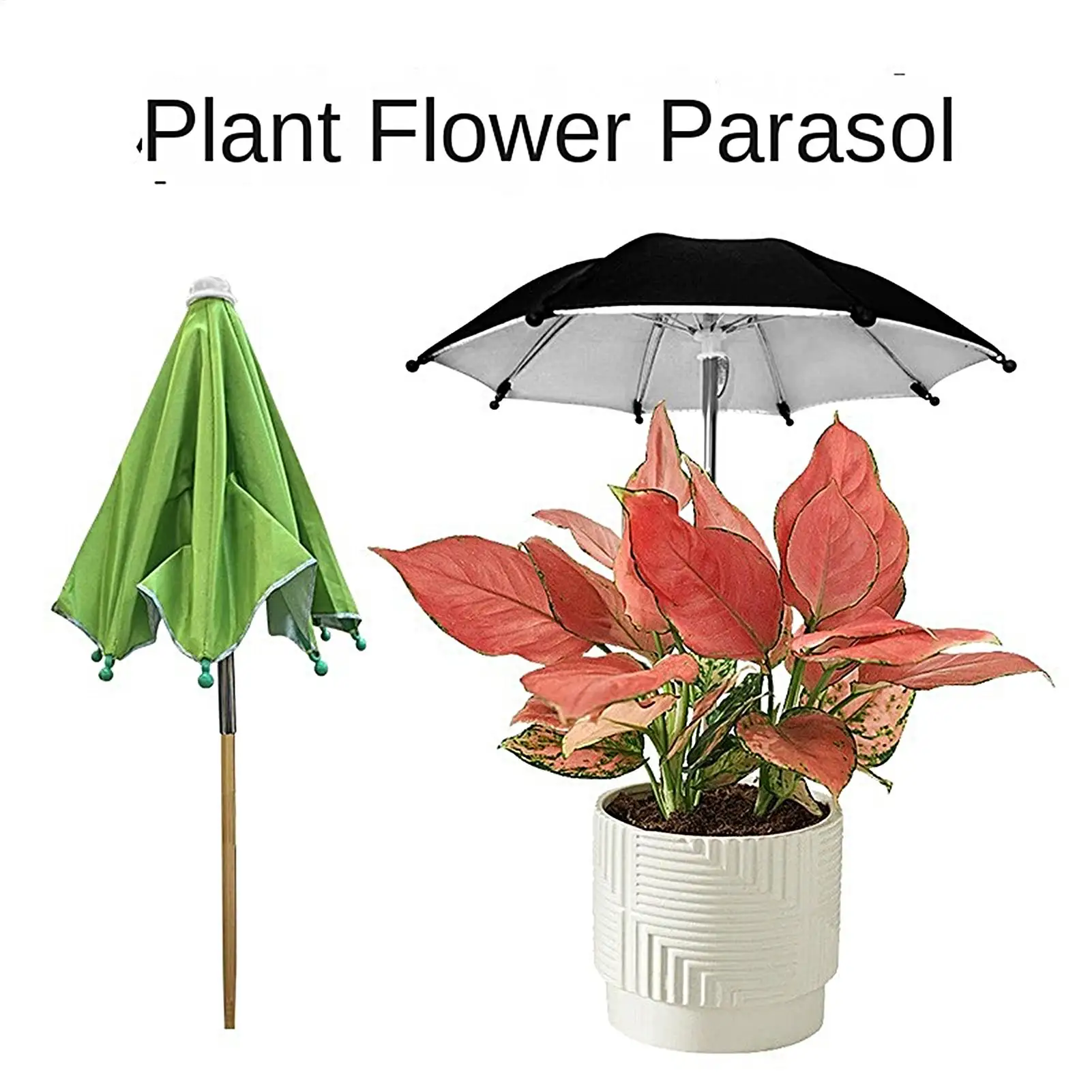 Water Resistant Sun Shade Cover Portable Plant Umbrella Garden Protectors Umbrellas Flowers Potted Sun Protect For Plants Flower