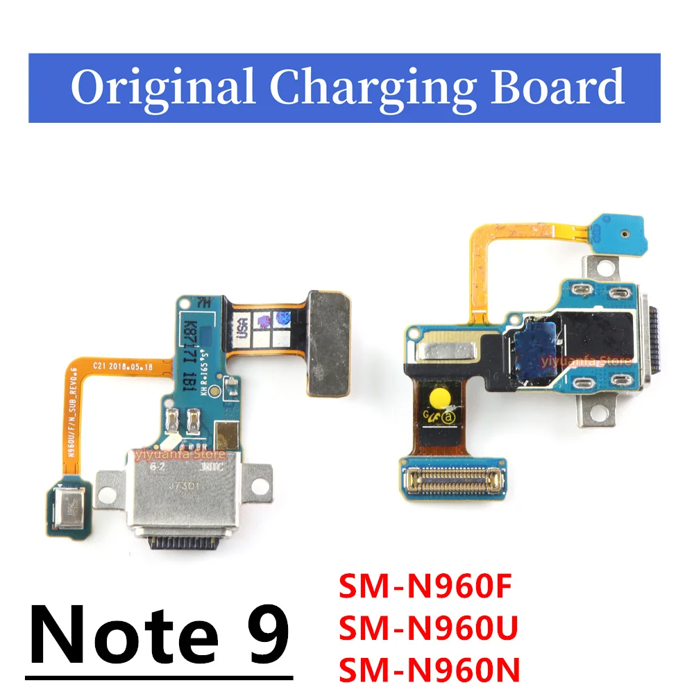 USB Charging Charger Port Dock Connector Flex Cable For Samsung Galaxy Note 9 Note9 N960F N960U N960N N9600 Replace