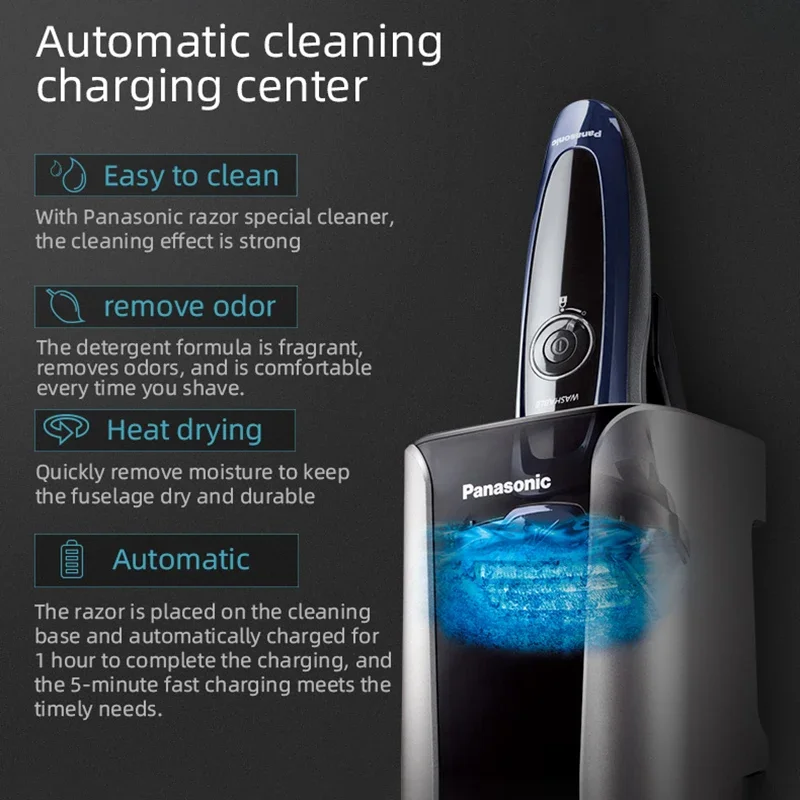 Panasonic Intelligent Electric Shaver Portable Reciprocating Beard Trimmer with Smart Wash Feature Whole Machine Imported Japan