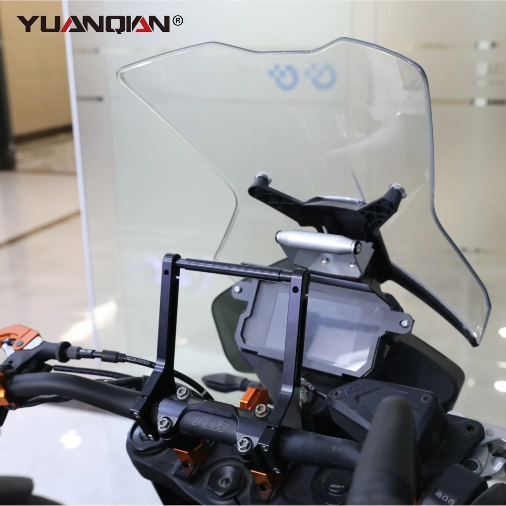 Motorcycle GPS Navigation Bracket Roadbook Mounting Arms Kit For Yamaha Tenere 700 XTZ700 T700 2019-2024 2023 2022 TENERE700