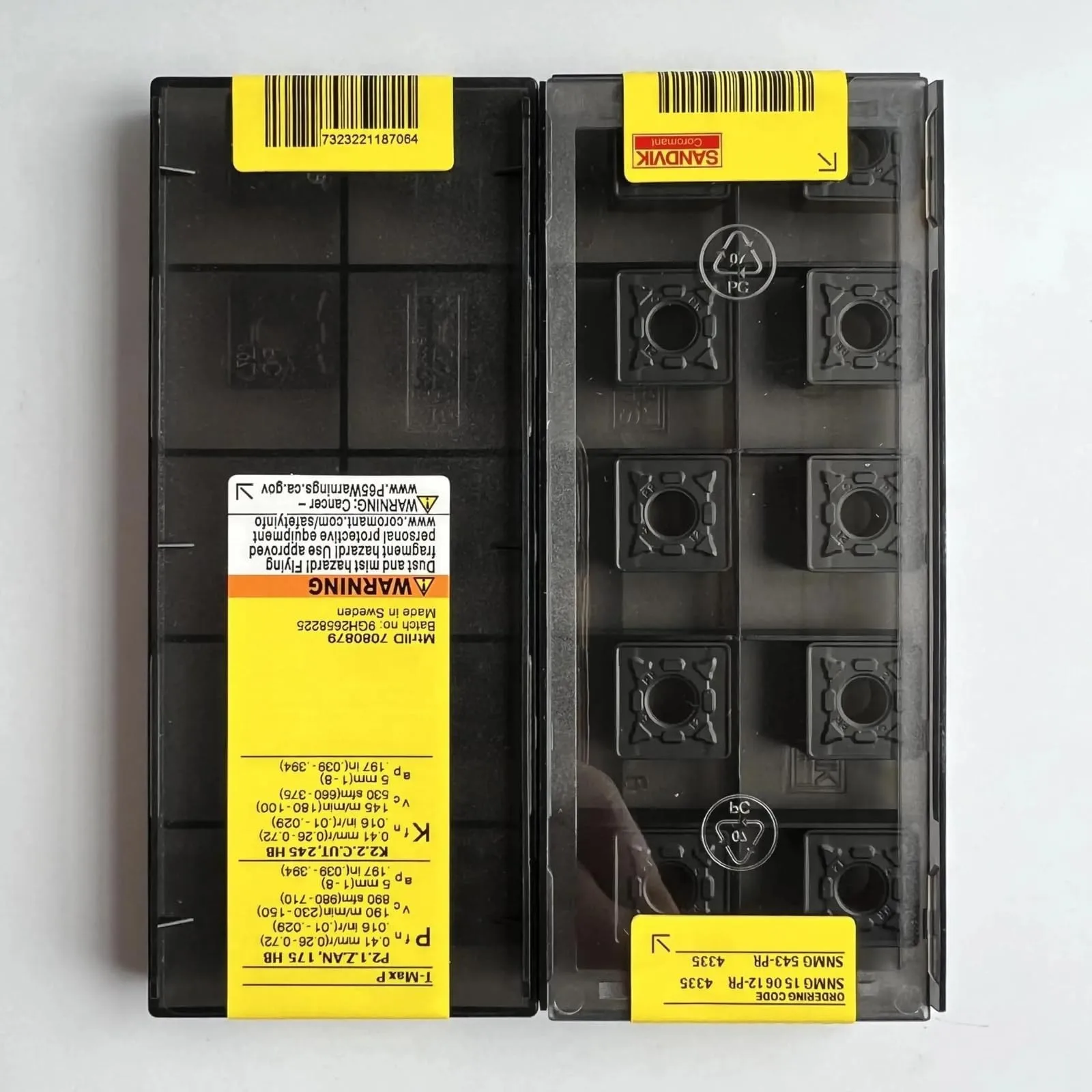 

Оригинальный SANDVIK/SNMG150612-PR 4335/лезвие с ЧПУ из твердого сплава, 10 шт.