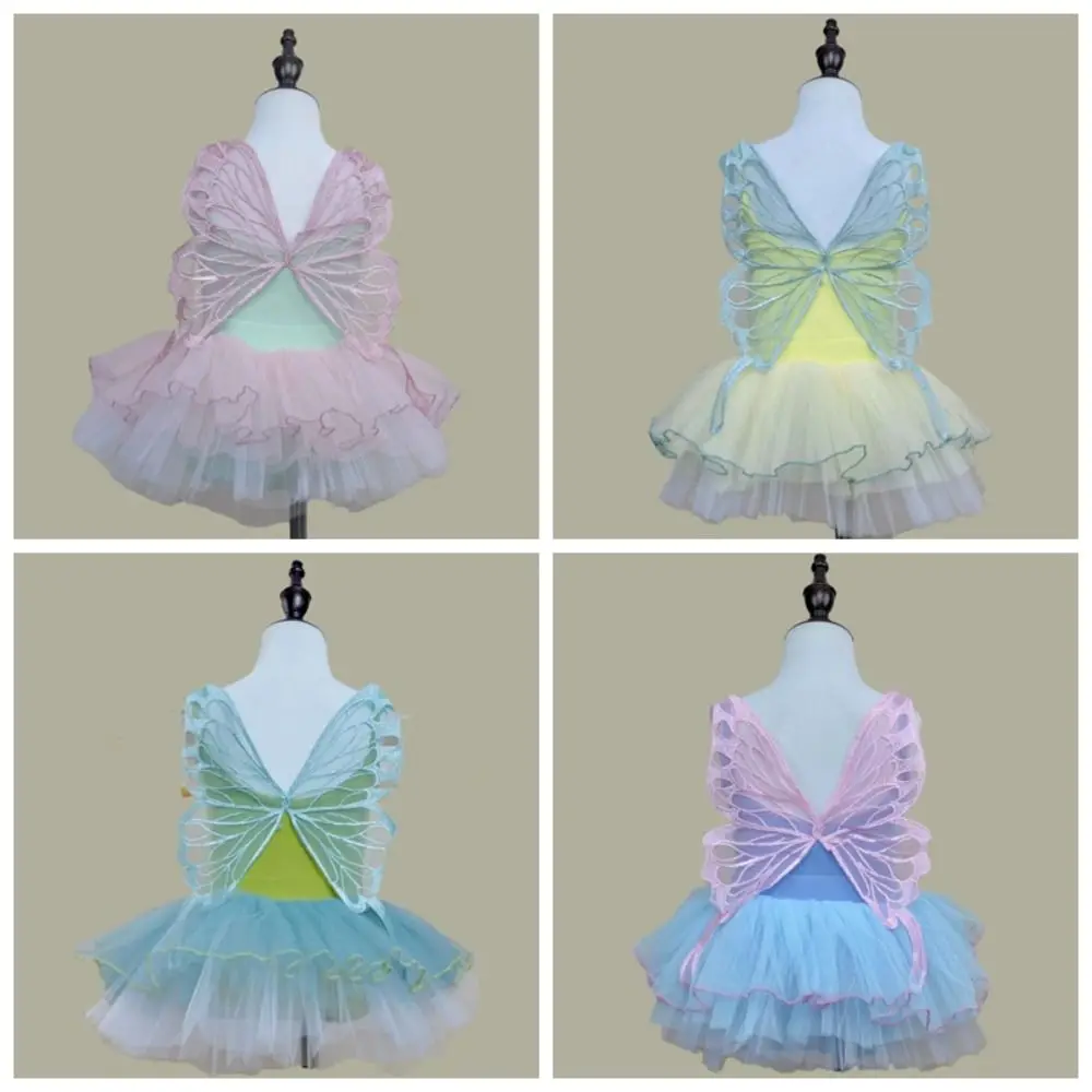 Novo tecido de poliéster de alta qualidade organza asas remendo malha diy decorativo 3d asas remendo remendo