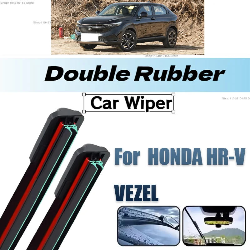 

Car Windshield Windscreen Front Rear Wiper Blade Rubber Accessories For Honda HR-V Vezel 26" 18" 10" 2013 - 2016 2017 2018 2019