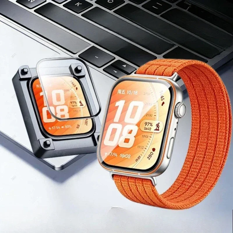 Installierbare Displayschutzfolie für Huawei Watch Fit 5/5 Pro Kratzfeste Schutzfolie Abdeckung Schutzfilm Zubehör – Detail 1
