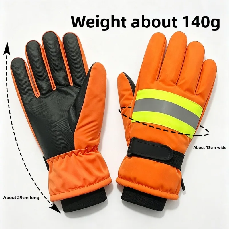 Winter Thermal Work Gloves Touchscreen Compatible Outdoor Cycling Riding Thicken Windproof Water Resistant Cold Weather Warm