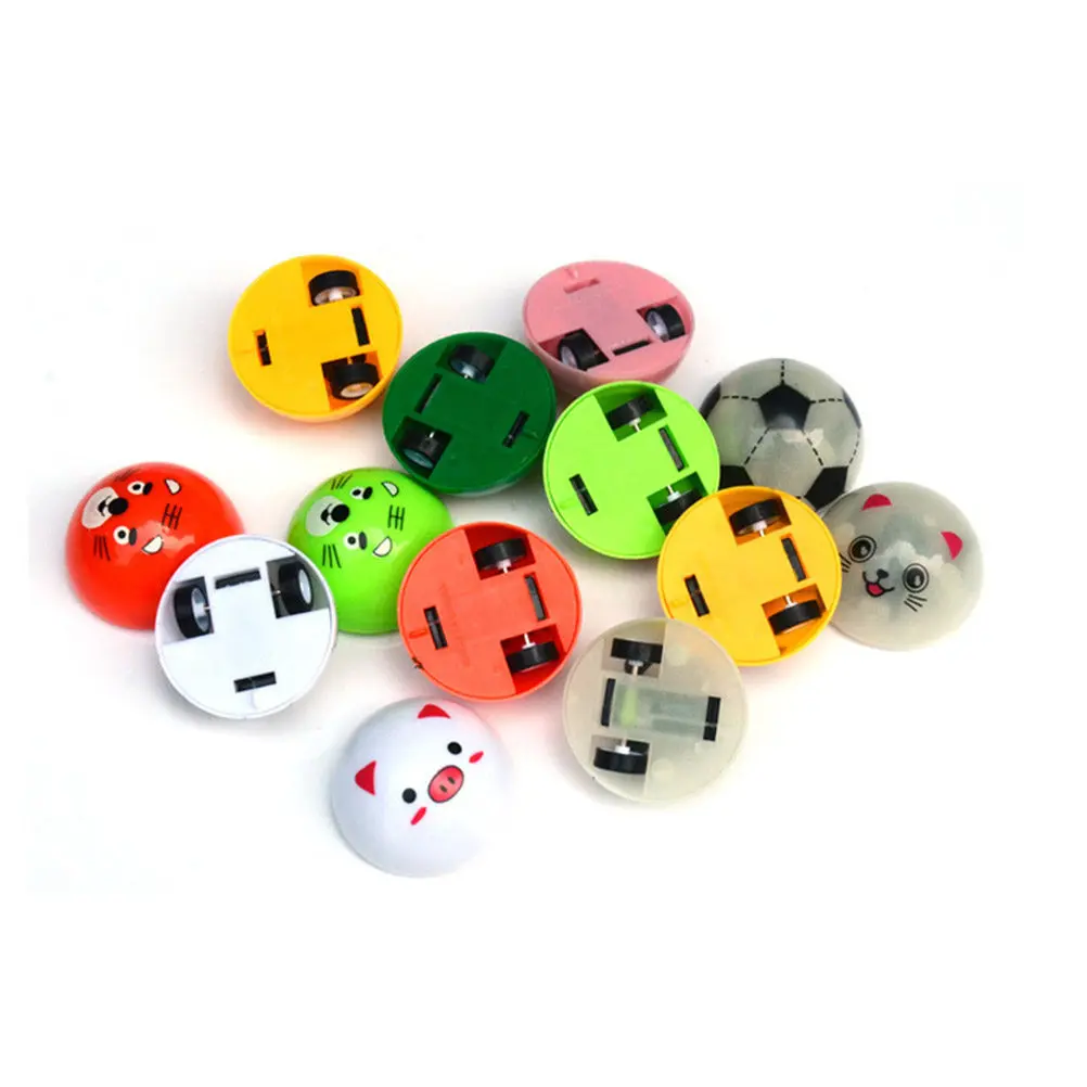 

12Pcs Bright Color Pull Back Car Set Mini Round Design for Toddlers Learning Shapes and Colors Kids Playtime Gift