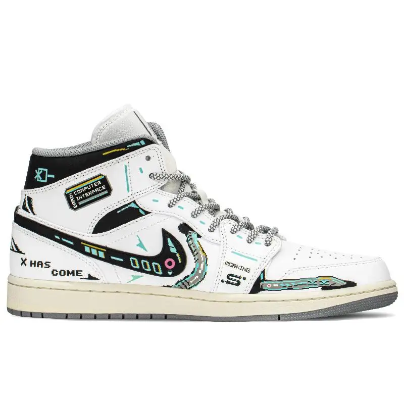 【Customize】Jordan Air Jordan 1 Vintage Basketball Shoes Men Sneakers shoes 554724-135