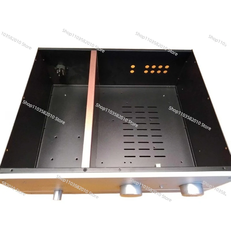 M77 DIY Audio Power Amplifier Case, Aluminum Front Panel and Steel Body Chassis