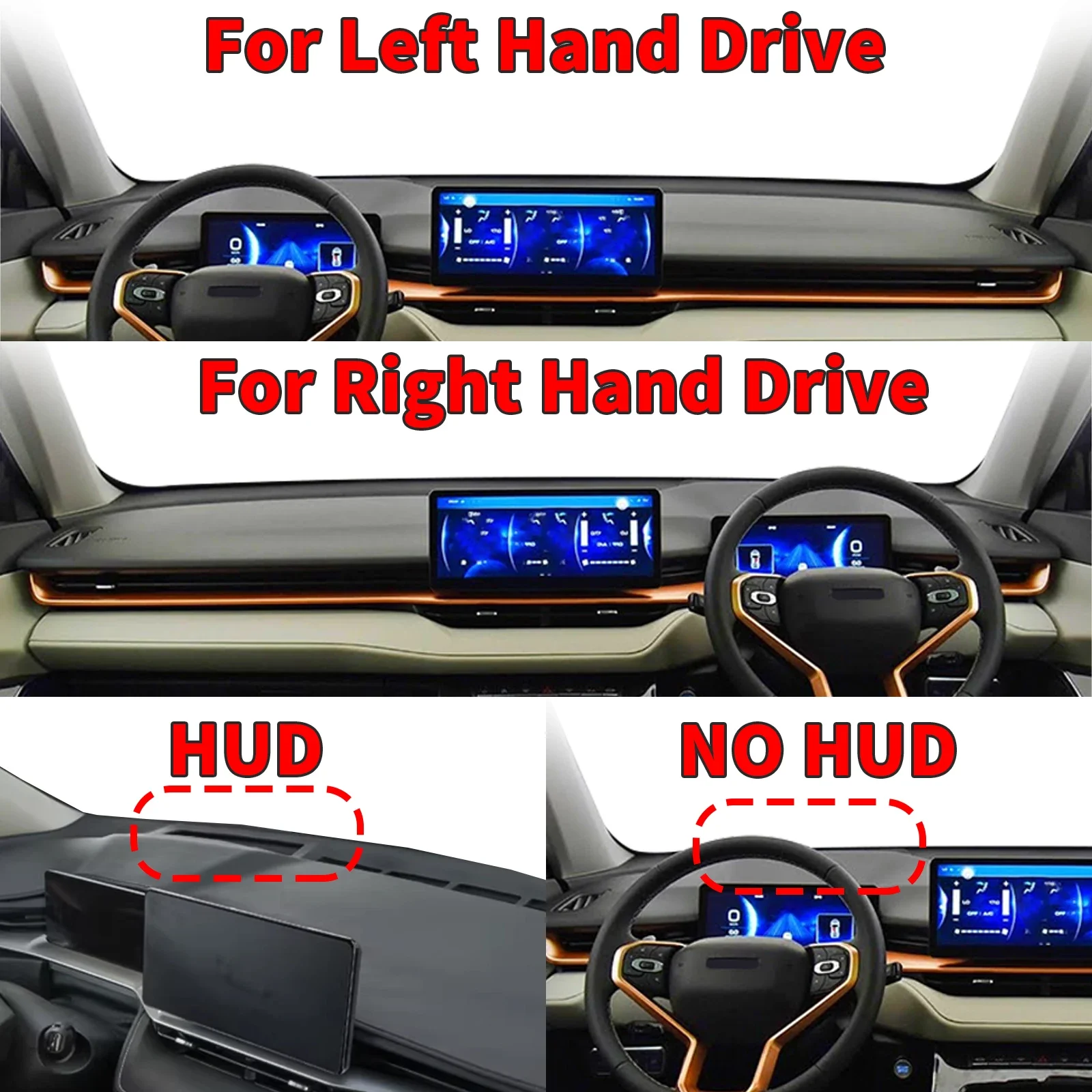 For HAVAL H6 2021-2026 Dashmat Dashboard Cover Pad DashMat Sunshade Protective Carpet Leather Accessories view 2